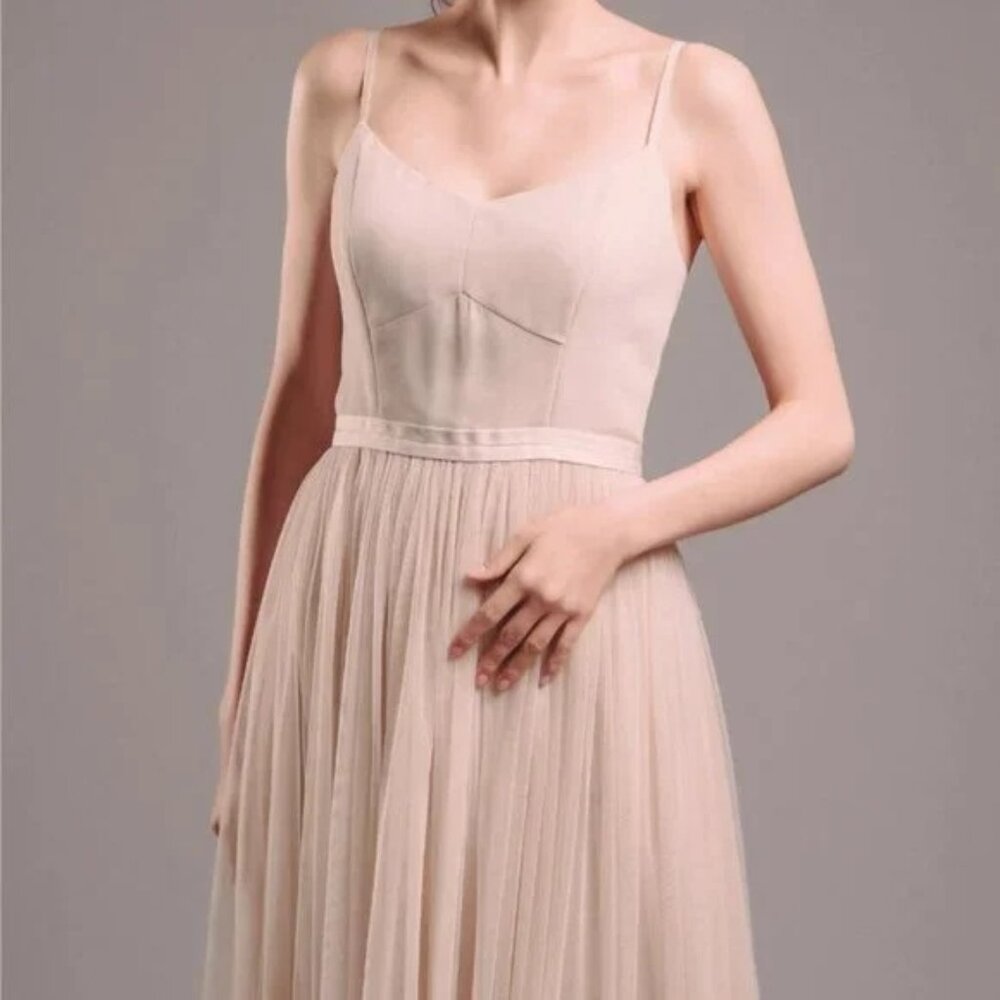 Anthropologie BHLDN Needle & Thread Giselle Ballet Maxi Dress